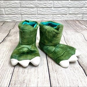 Cat & Jack Green Dinosaur Godzilla Slipper Boots